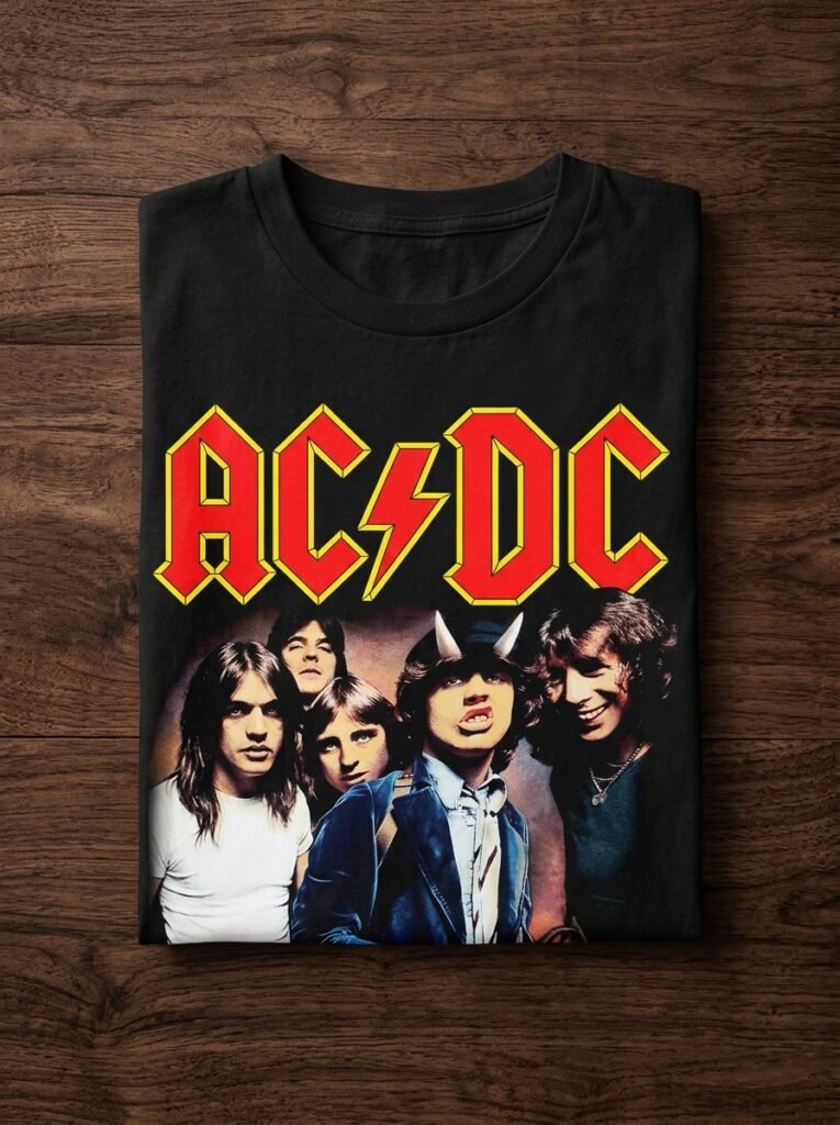 Camiseta AC/DC Classic | Algodón 100% Rockquil