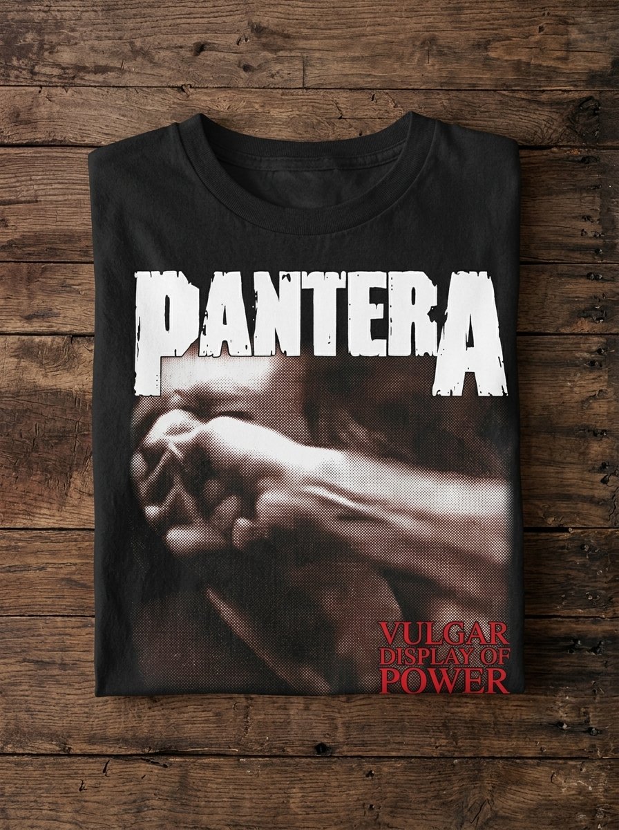 Camiseta Pantera - Vulgar Display of Power | Algodón 100% Rockquil