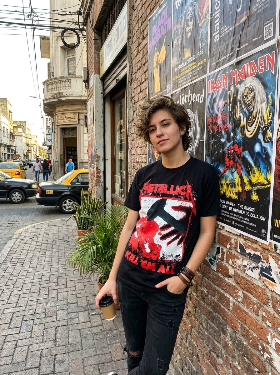 Camiseta Metallica - Kill 'Em All | Algodón 100% Rockquil - Imagen 2