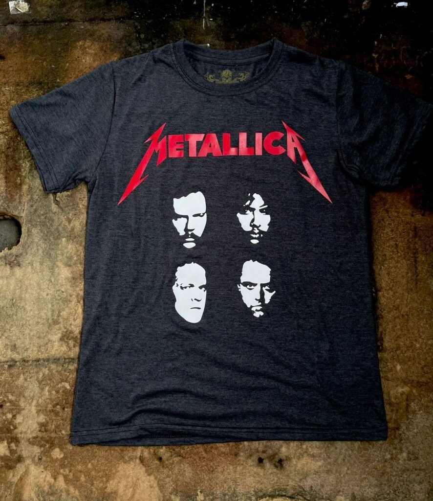 Camiseta Metallica - Faces | Algodón 100% Rockquil