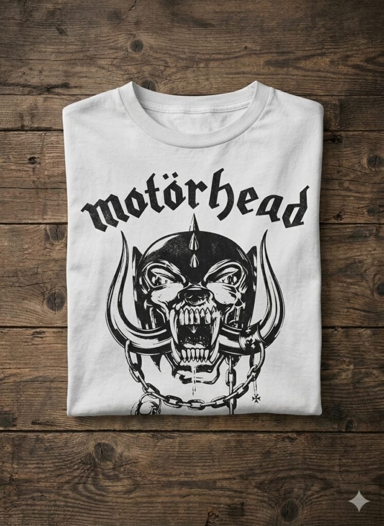 Camiseta Motörhead - England Blanca | Algodón 100% Rockquil