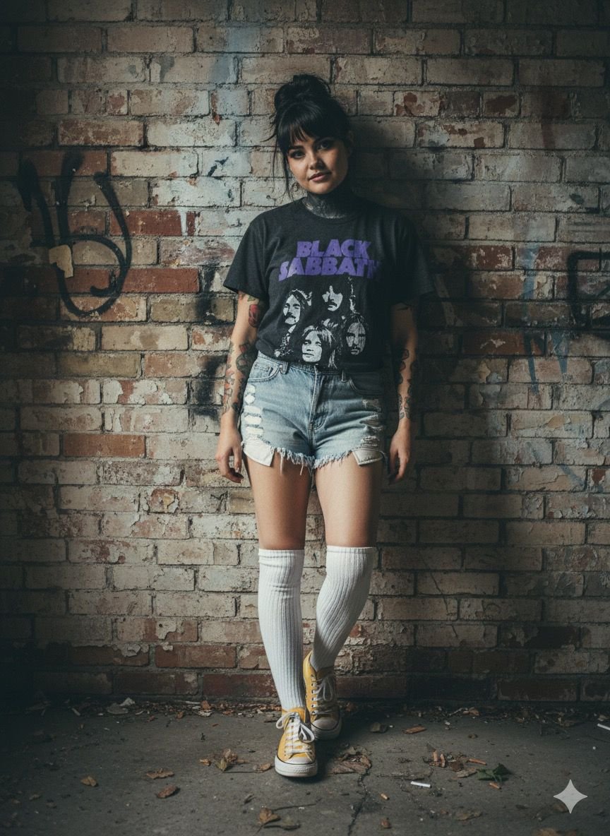 Camiseta Black Sabbath - Purple Logo Band | Algodón 100% Rockquil - Imagen 2