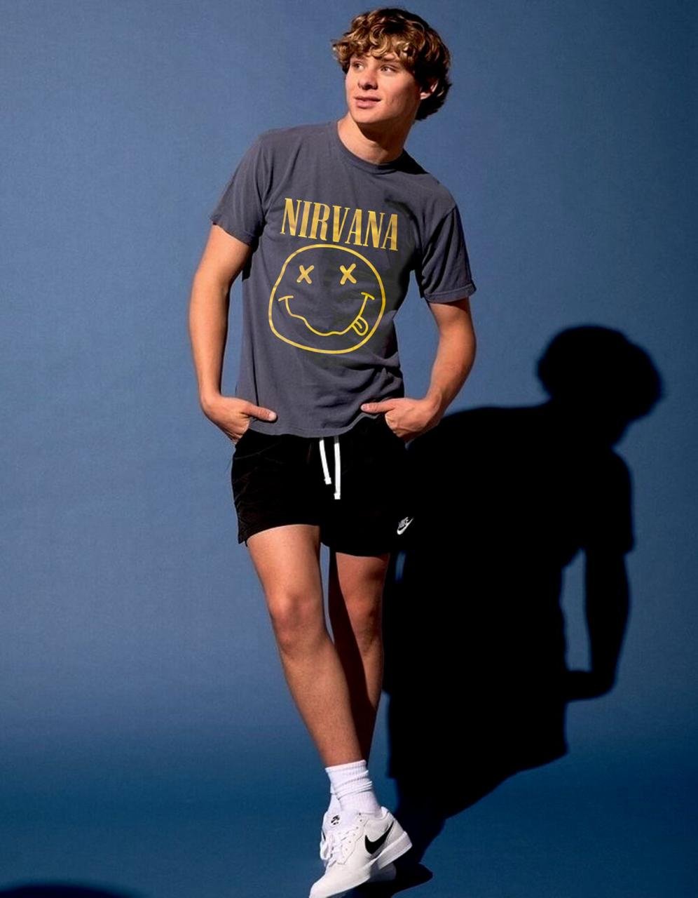 Camiseta Nirvana - Smiley | Algodón 100% Rockquil